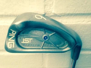 Ping iSi Stainless 6 Iron Blue Dot with factory installed JZ Cushin steel shaft - Picture 1 of 3