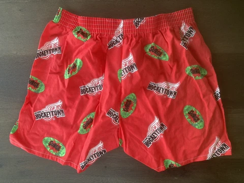 Surge Red Wings Hockeytown Boxer Shorts Coca Cola 90s Detroit New Size L Soda Cover