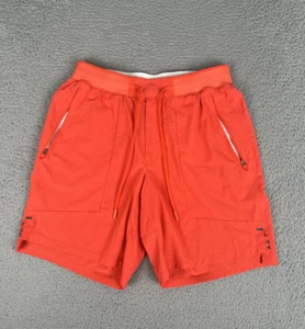 Lululemon Lizenz zum Trainieren gefütterte Shorts 7" Herren Medium orange sportlich Freizeit - Bild 1 von 13