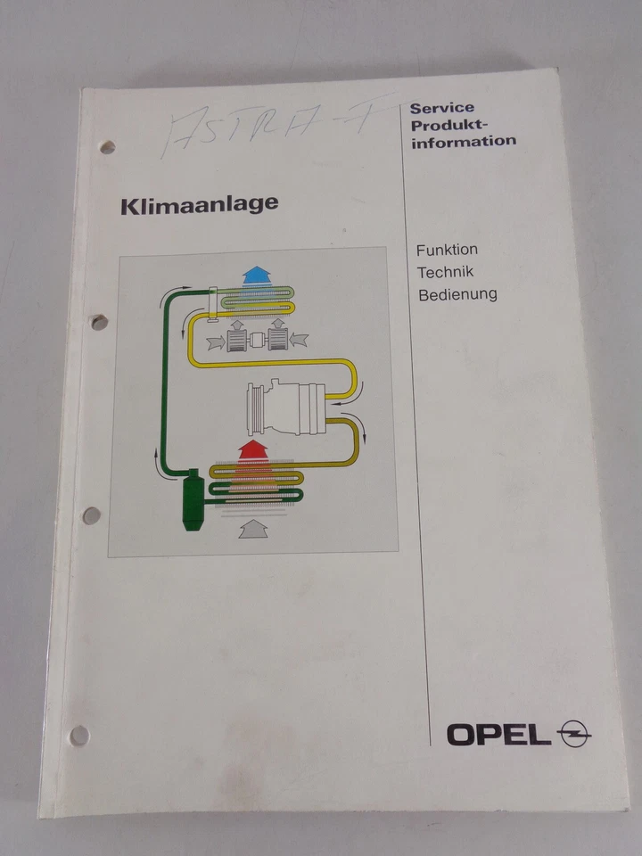 Técnica Información Función - Tecnología - Control Opel Aclimatizadores 5/1993 - Imagen 1 de 1