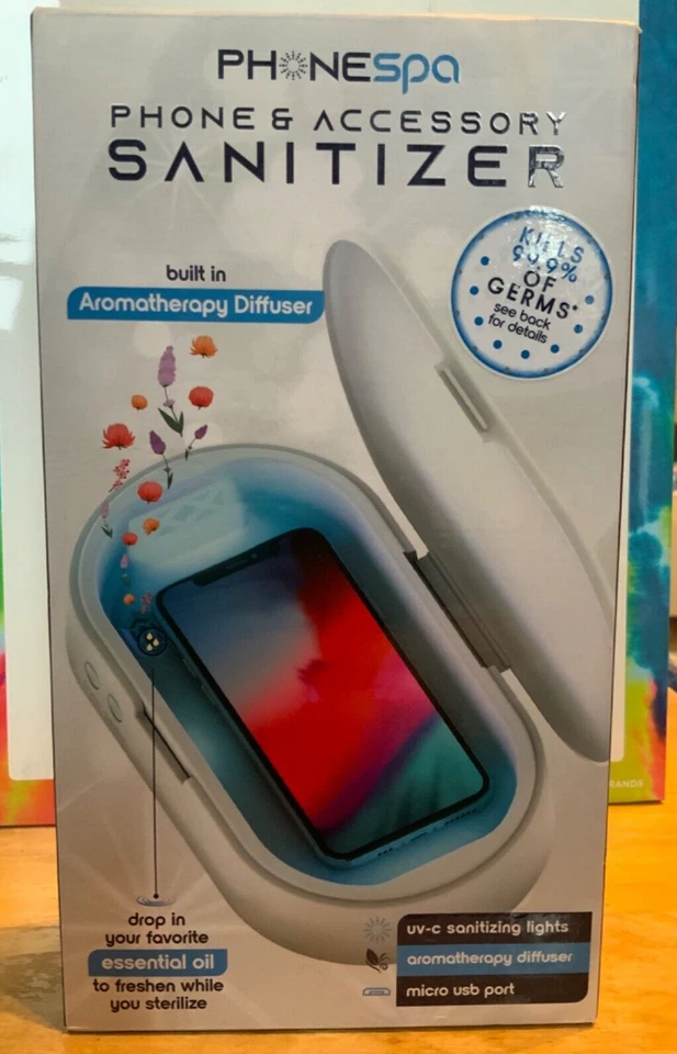 Tzumi Cell Phone & Accessory Uv-c Sanitizer Spa (white)