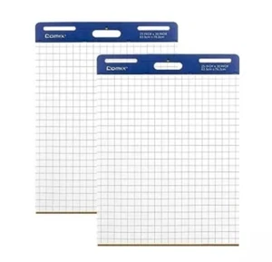 Comix Grid Sticky Easel Pad 25 x 30 Inches Flip Chart Paper for Teachers Larg... - Picture 1 of 4