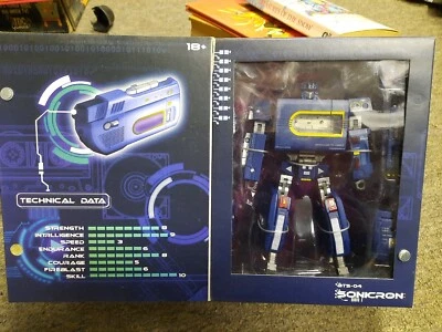 Reproductor de cinta de onda de sonido Third Party Transformers BTS Toys BTS-04 SONICRON EN CAJA 3 Foto 1 de 4