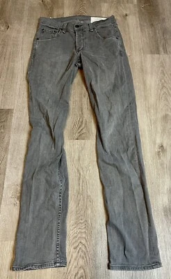 Rag & Bone Pants Mens Standard Issue Fit 2 Slim Leg Gray Size 29x32 Button Fly - Image 1 of 4