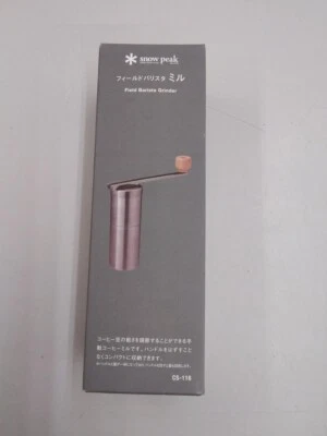 Used Snow Peak Field Barista Grinder Stainless Steel Manual Coffee Grind - Image 1 of 4