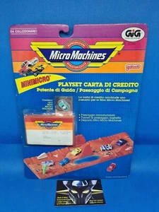 MICRO MACHINES - MINIMICRO - PLAYSET CARTA DI CREDITO - PATENTE DI GUIDA - NEW - Imagen 1 de 2