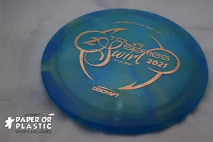 Discraft Ledgestone 2021 Z SWIRL PULSE Disc Golf 173 G Driver Sky Blue NEW Gold - Picture 1 of 1