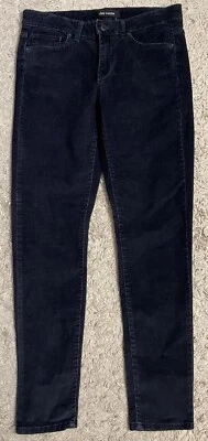 JOE FRESH Azul Marino Ajustado Elástico Pana Pantalones 27 4 Foto 1 de 4