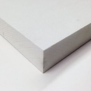 WHITE PVC FOAM BOARD PLASTIC SHEETS 1/8" X 12" X 12" VACUUM FORMING ^