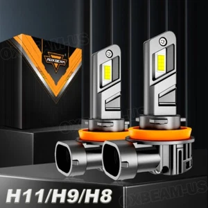 AUXBEAM H9 H11 1:1 CANBUS LED Headlight Kit High Beam 6500K 20000LM Super Bright - Picture 1 of 12