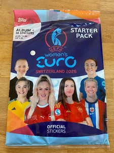 Topps UEFA Women´s EURO 2025 Switzerland Fußball Sticker - Starter Pack - OVP - Bild 1 von 1