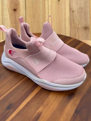 Champion Mujer Dama Legend Mid Top Tenis Rosa Zapatos Pull-On Talla 9.5 Foto 1 de 4