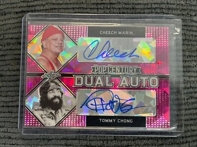 Leaf Pop Century Cheech & Chong 2021 doble autógrafo #2/3 DA-01 Los Cochinos dúo Foto 1 de 4