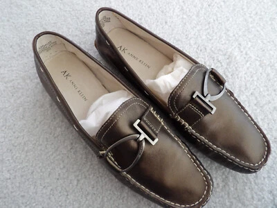 NUEVOS MOCASINES MOCASINES ANNE KKDAVIS BRONCE HEBILLA, Talla 8 M Foto 1 de 4