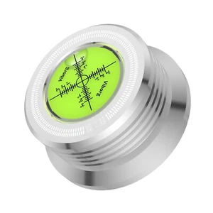 50 Hz Silber 3-in-1 Schallplattenklemme LP Disc Stabilisator Plattenspieler Vibration ausgewogen - Bild 1 von 5