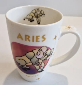 Coffee Tea Mug Cup Aries Star Sign 300ml Caesars Bone China - Picture 1 of 8