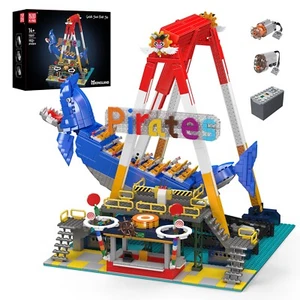 Mould King 11017 Piratenboot Vergnügungspark Bausatz Klemmbausteine Spielzeug - Bild 1 von 8