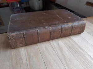 Shakespeare Complete Plays in one Vol from 1826, leather, W Pitt Adams bookplate - Picture 1 of 11
