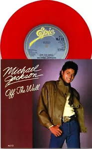 Michael Jackson Red 7" Vinyl-Off The Wall/Working Day & Night UK From 9 Disc Set - Imagen 1 de 7