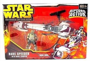STAR WARS, VENGANZA DE LOS SITH VEHÍCULO EN CAJA BARC SPEEDER CON BARC TROOPER, RARO - Imagen 1 de 12