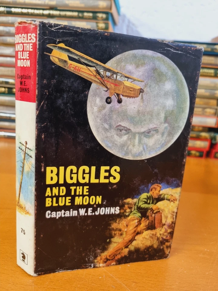 CAPTAIN W. E. JOHNS Biggles and the Blue Moon - 1st ed 1965 in d/j - Image 1 of 1