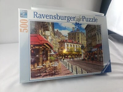 Quaint Shops : Ravensburger  SoftClick   Puzzle 500 piece  New Sealed  2010 - Image 1 of 4