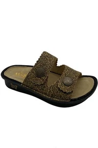 Sandalias deslizantes ajustables de cuero Alegria Sandra Freedom Rock - Imagen 1 de 3