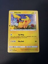 Pikachu - Pokemon General Mills 25th Anniversary Stamped Holo Foil Promo SWSH039