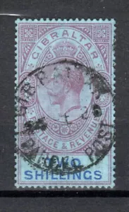 Gibraltar 1925 2s reddish purple and blue/blue SG 99a FU CDS - Picture 1 of 1
