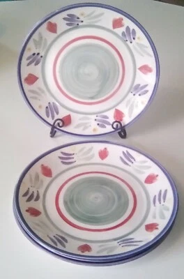 3 platos de pan para ensalada Elena by Gibson Designs 7-1/4""  Foto 1 de 4