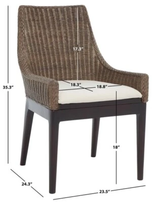 Safavieh FRANCO SLOPING CHAIR, Reduced Price 2172732769 SEA4000A - Image 1 of 4