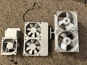Ventiladores Apple Power Mac G5 OEM con cubiertas y cables - Imagen 1 de 2