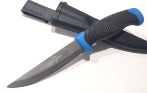 8.5" WAHOO KILLER Camping Skinning Hunting Diving Utility Fix Blade Knife - Picture 1 of 4
