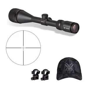 Vortex Crossfire II 4-12x50 AO Riflescope with 1 In Rings and Hat - Picture 1 of 9