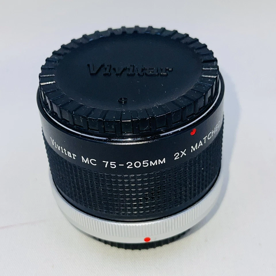 Vivitar Lens MC 75-205mm 2X Matched Multiplier C/FD Japan Mount Made in Japan - Image 1 of 4