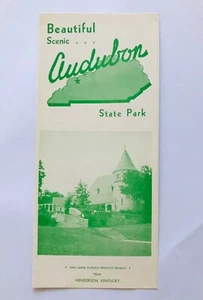 Audubon State Park & Memorial Museum Kentucky 1951 Brochure Rare Vintage (P27) - Picture 1 of 2