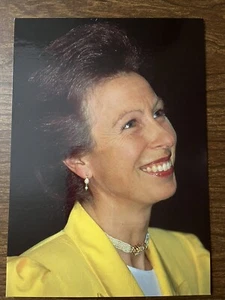 Princess Anne, HRH The Princess Royal Postcard ~ England, UK ~ Yellow Outfit - Picture 1 of 2