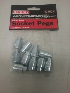 934524 Craftsman 1/2" Drive Socket Pegs Made In USA  - Bild 1 von 2