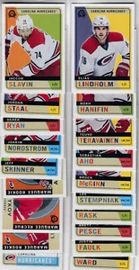 17/18 OPC Carolina Hurricanes Retro 19 card lot incl. RCs and CL - Lindholm + - Picture 1 of 2