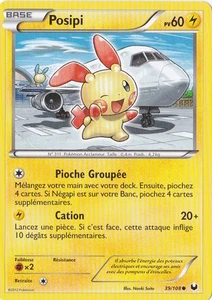 Posipi -N&B:Explorateurs Obscurs-39/108-Carte Pokemon France - Picture 1 of 1