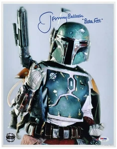 Jeremy Bulloch "BOBA FETT" Star Wars Firmado OFICIAL PIX Automático 11x14 Foto PSA - Imagen 1 de 4