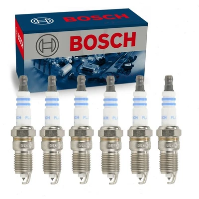 6 pc Bosch Platinum Spark Plugs for 2006-2009 Pontiac Montana 3.9L V6 hz - Image 1 of 4