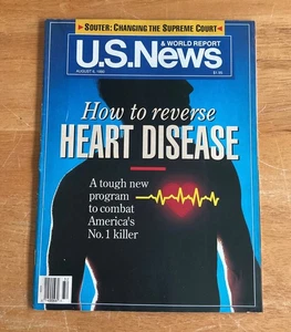 U.S. News & World Report Magazine 1990 Reverse Heart Disease Label Newsstand - Picture 1 of 2