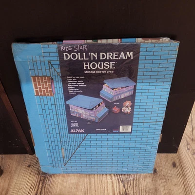 Vintage Kids Stuff Doll 'N Dream Storage Box Toy Chest 26.5x17"x11.75" Cardboard - Image 1 of 4