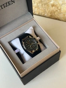 1970er Vintage Citizen Black Spider Automatic 8110 Flyback Chronograph 67-6119 - Bild 1 von 23