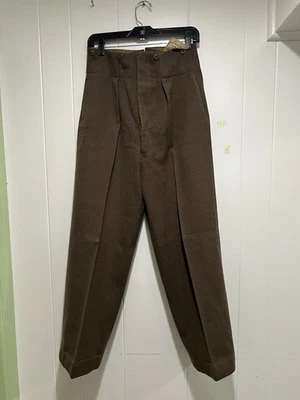 Pantalones militares True Vintage 1957 Clayman & Sons Limited para hombre talla 22 con etiqueta Foto 1 de 4