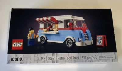 LEGO ICONS 40681 CONJUNTO DE FOOD TRUCK RETRÔ LACRADO MISB - Imagem 1 de 2