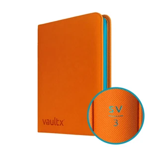 VaultX Scarlet & Violet 3 Exo-Tec® Zip Binder - 9 Pocket - Picture 1 of 1