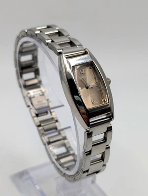 Reloj Gitano Mujer 18mm Tono Plata Champagne Cara Rectángulo Batería Nueva Foto 1 de 4