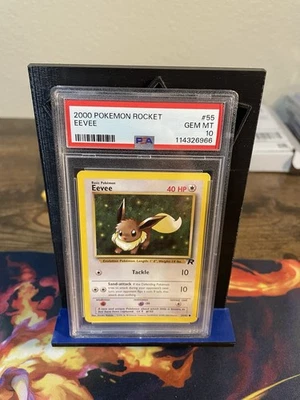 Pokémon PSA 10 Eevee Common 55/82 Team Rocket WOTC - Image 1 of 2